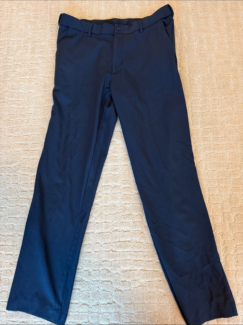 PGA Tour Men's Navy Performance Golf/Dress Pants